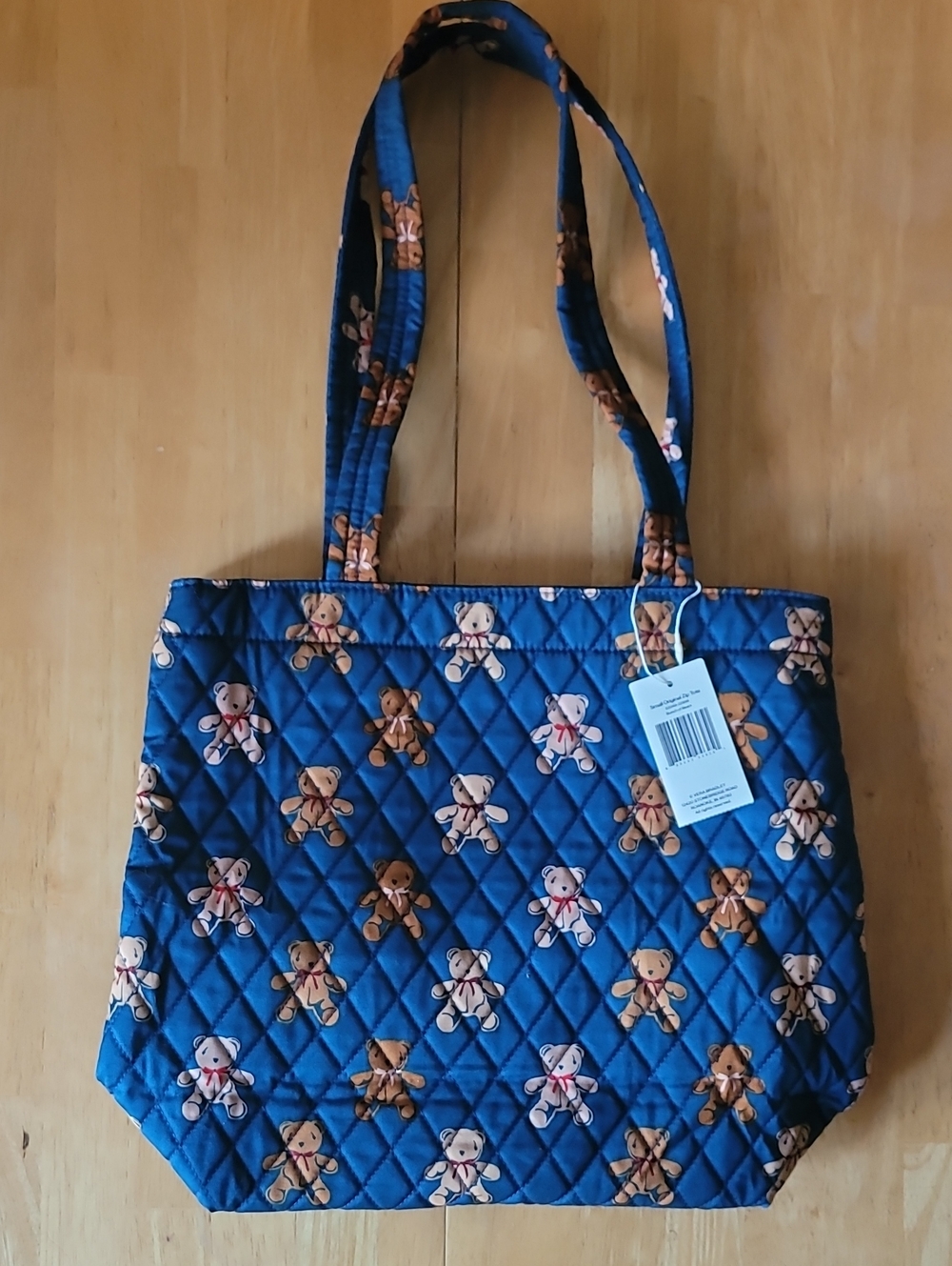 Vera Bradley Small Original Zip Tote in Bunch of Bears - Picture 3 of 11
